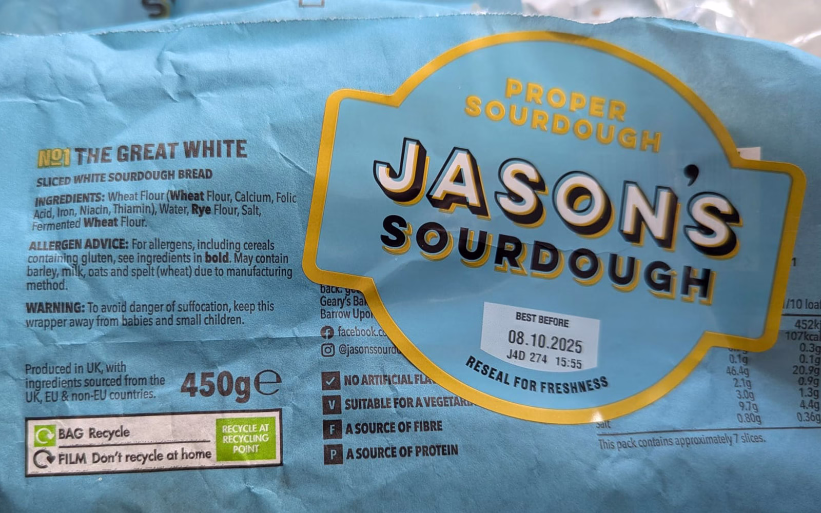 The UPF-free bread con - using a loop-hole to add E280 and E283 to supermarket bread